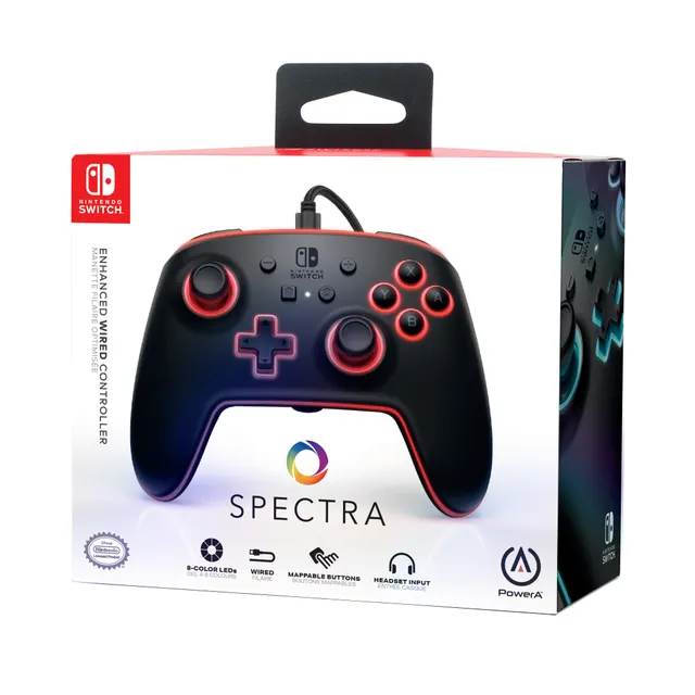 Spectra förbättrad trådbunden handkontroll för Nintendo Switch - Wired Controller - Nintendo Switch