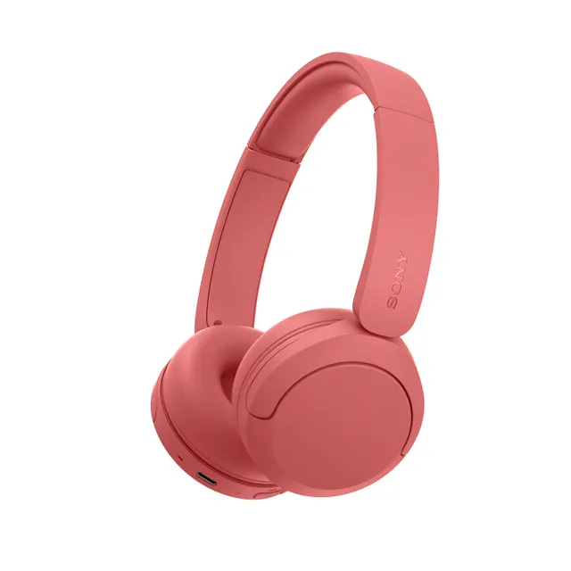 WH-CH535 trådlösa on-ear-hörlurar (röda)