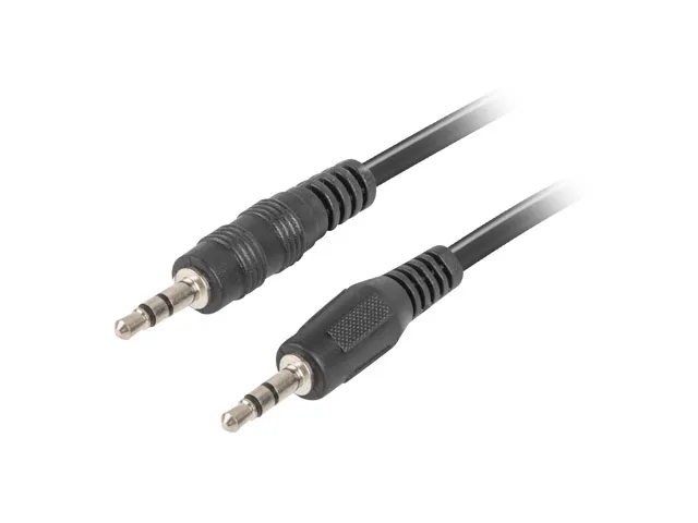 Ljudkabel - AUX Kabel (3,5mm) Hane/Hane 1.2 Meter Svart