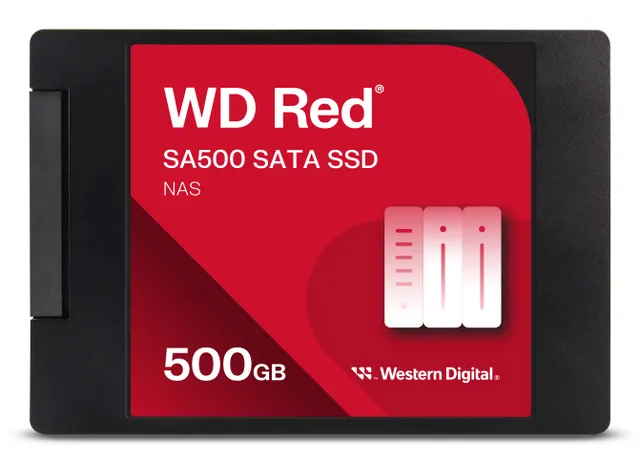 WD Red SA500 WDS500G1R0A - SSD - 500 GB - inbyggd - 2.5 - SATA 6Gb/s