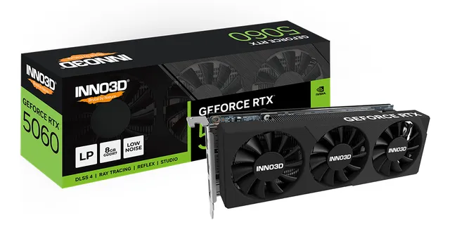 GeForce RTX 5060 Low Profile - 8GB GDDR7 RAM - Grafikkort