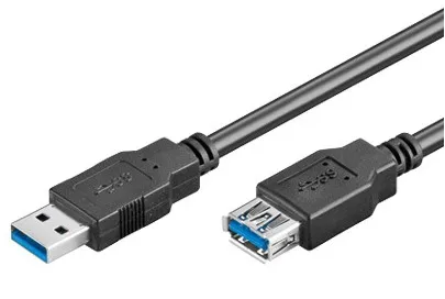 Förlängningskabel för USB 1,8 m