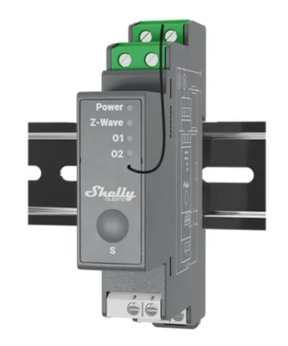Wave Pro 2, 2-kanals relä, max 25A, Z-Wave