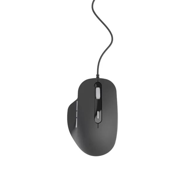Wired optical mouse 6B-02 - Mouse - Optic - 6 knappar - Svart