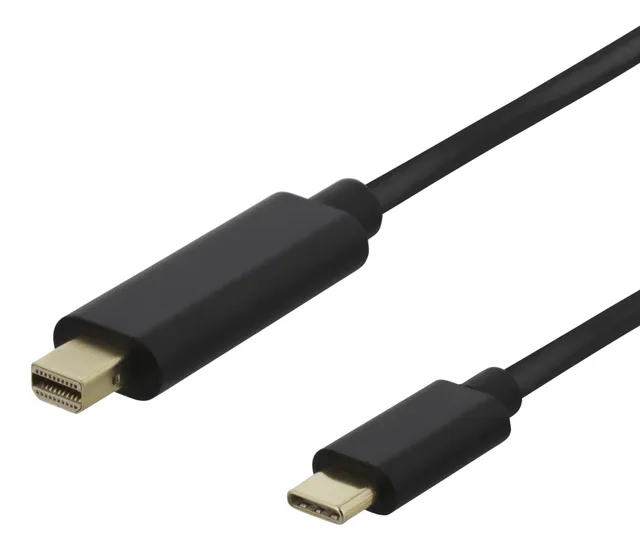 - Adapterkabel - USB-C (hane) till Mini Di