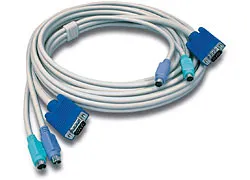 TK C15 - Tangentbords-/video-/muskabel - PS/2, HD-15 (VGA) (hane) till PS/2, HD-15 (VGA) (hane) - 4.5 m