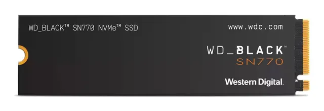 250 GB WD Black SN770 Gaming SSD, M.2 2280 NVMe PCIe Gen.4