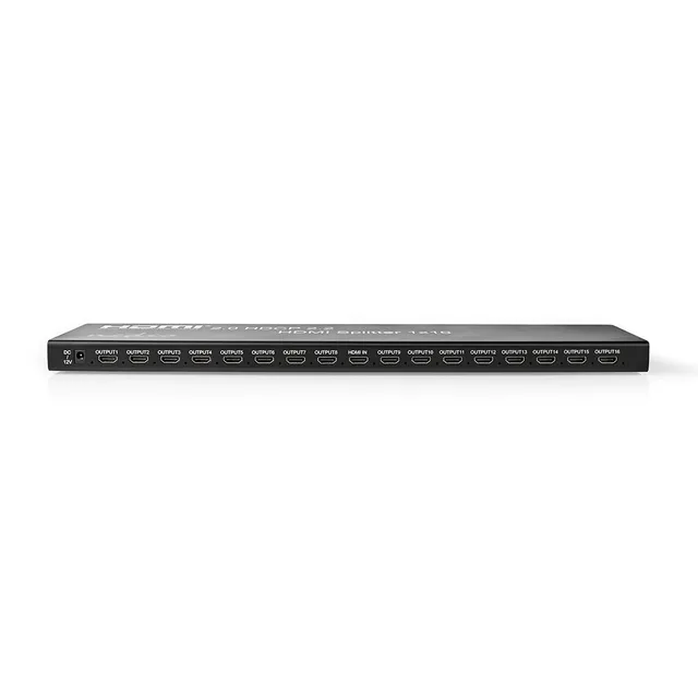HDMI ™ Splitter | 16 port(s) | USB-A Female / 16x HDMI™ Output | 4K@60Hz | 18 Gbps | Metall | Antracit