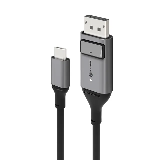 Ultra - USB-C - DisplayPort - 2m - Grå
