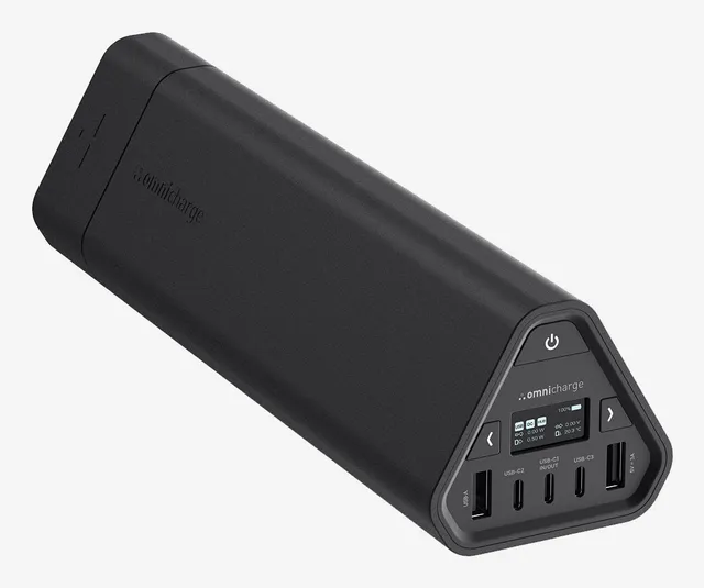 Omni 40C+ 38400mAh, 150W -varavirtalähde, Musta