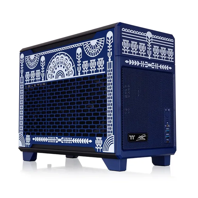 TR100 Koralie Edition Cobalt Blue - Chassi - Minitower - Blå