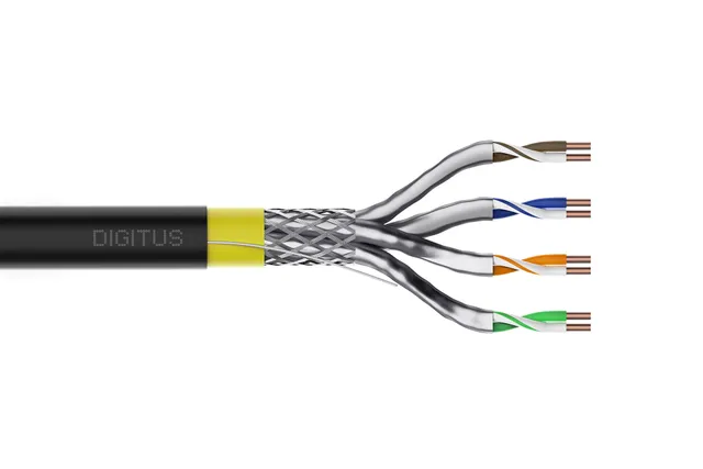 Professional installation cable - 50 m - black RAL 9005 - Svart