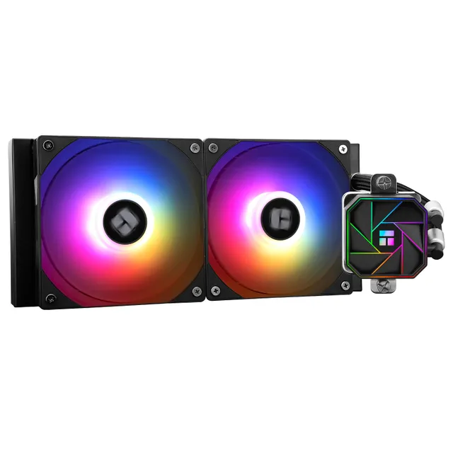 Aqua Elite 240 V3 - Kylsystem med vätska till processorn - ARGB - (för: LGA115x Socket, LGA1200, LGA1700, LGA1851, LGA2011, LGA2066, AM4, AM5) - 120 mm - svart