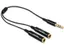 - Ljudsplitter - mini-phone stereo 3.5 mm h