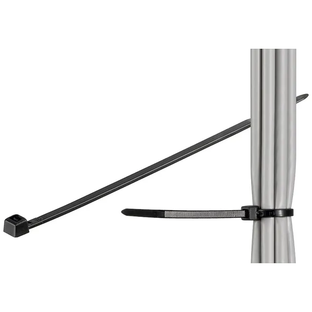 Buntband 100x2,5 mm 100-pack Svart