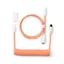 Anpassad Spiralformad Aviator 8K USB-kabel (rosa orange)