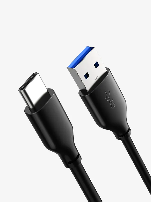 USB-kabel, Cabletime, USB-A till USB-C, 1 m