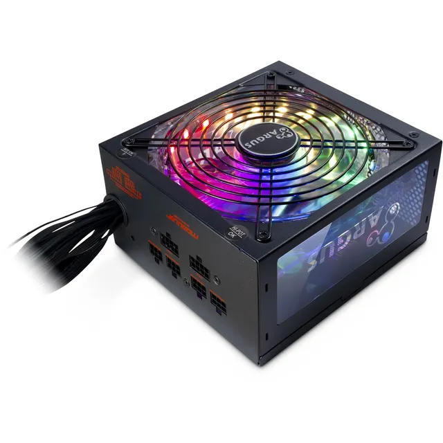 Argus RGB-750W CM II, ATX, 140 mm fläkt, 80PLUS Gold, semi-modulärt