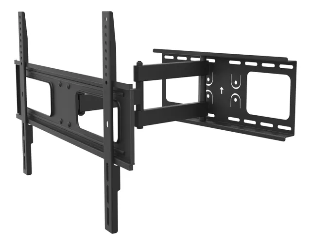 väggfäste för TV/skärm, 37-70, max 50kg, 3 leder, svart