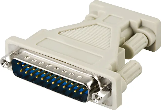 AT-adapter DB9ho-DB25ha
