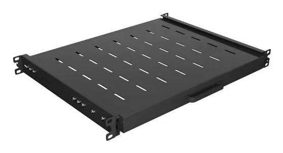 - rack sliding shelf - 445 x 350 mm load capacity up to 35 kg 4-point mounting - 1U