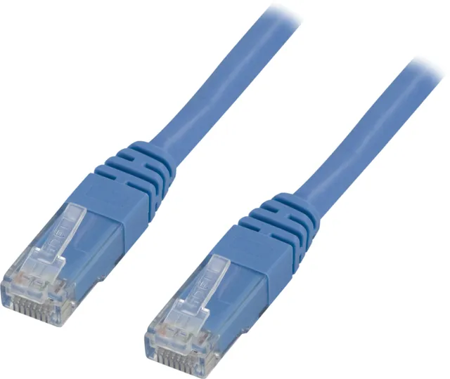 UTP Cat.6 patchkabel 5m, blå