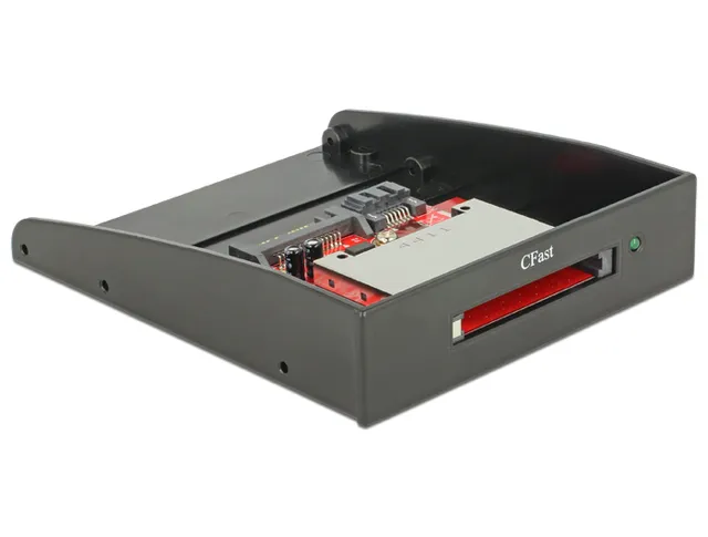 SATA-kortlässare för CFast-kort, 3,5", 1xSATA 7+15-pin