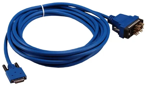 - V.35-kabel (DTE) - Smart seriell (hane) till M/34 (V.35) (hane) - 3 m - blå - för Cisco 1700, 1720, 805, AS5300