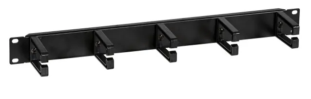 EFB-Elektronik - rack cable management routing panel - 5 brackets plastic - 1U