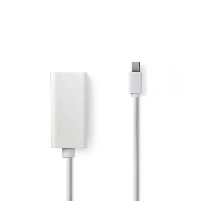 Mini Displayport-kabel | DisplayPort 1.2 | Mini DisplayPort Hane | HDMI™ Utgång | 21.6 Gbps | Nickelplaterad | 0.20 m | Rund | PVC | Vit | Låda