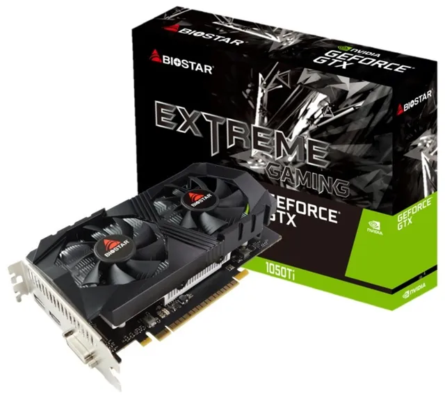 GeForce GTX 1050 Ti - 4GB GDDR5 RAM - Grafikkort