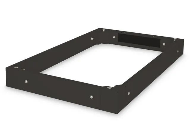 - Sokkel för rack - sort, RAL 9005 - 19