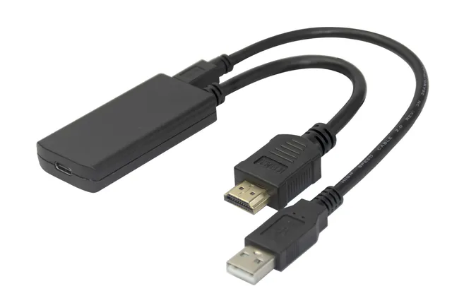 - Videokort - HDMI hane till USB-C hona -