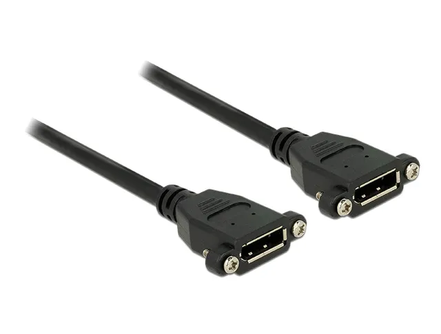 DisplayPort adapter, 0.25m, 20pin fe-fe, DP 1.1, 4-40 UNC