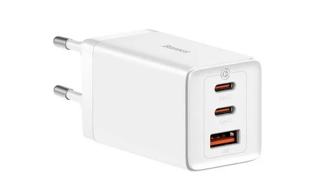 GaN5 Pro Snabbladdare 2C+U 65W - Vit