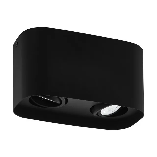 CAMINALES-Z ceiling lamp 2L black