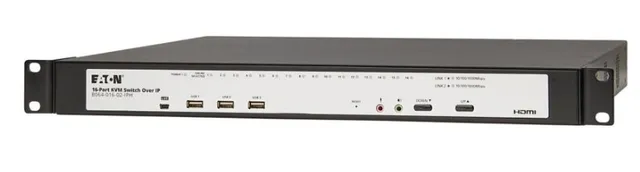 NetDirector 16-Port Cat5e KVM over IP Switch - Virtual Media, 2 Remote/1 Local User, HDMI Output, 1U Rack-Mount, TAA - Omkopplare för tangentbor