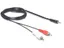 - Ljudkabel - RCA x 2 hane till mini-phone