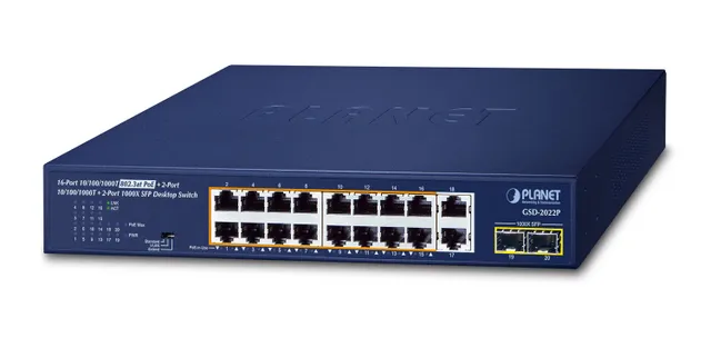 GSD-2022P - switch - 20 ports - unmanaged