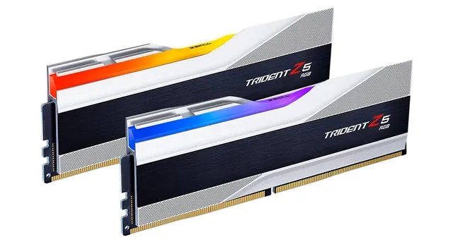 Trident Z5 RGB DDR5-7200 - 32GB - CL34 - Dual Channel (2 pcs) - Intel XMP - Silver med RGB