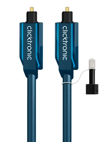 Toslink-kabel Premiumkabel | 1x Toslink-kontakt 1x Toslink-kontakt | 0,5 m | Polymerfiberoptisk kabel