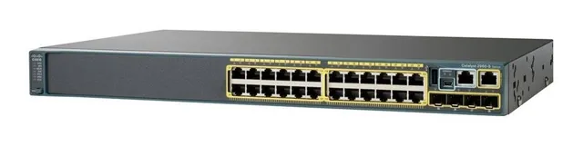 Catalyst 2960X-24TD-L - Switch - Administrerad - 24 x 10/100/1000 + 2 x SFP+ - skrivbordsmodell, rackmonterbar - återanvänd