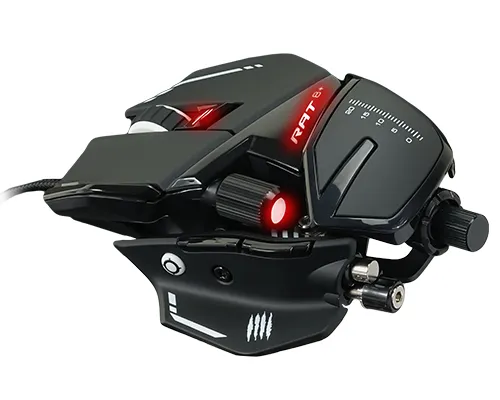 R.A.T. 8+ Optisk Gamingmus - Gamingmus - Optic - 11 knappar - Svart