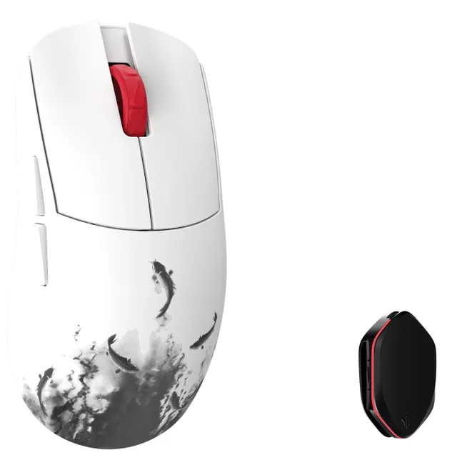 Ying - Black&White (Omron Optical) Wireless 8K Magnesium Mouse