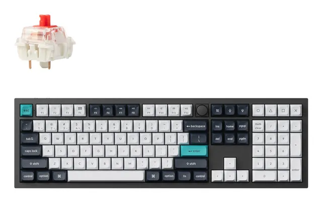 Q6 Max QMK Trådlöst Mekaniskt Tangentbord [Gateron Jupiter Red] - ISO