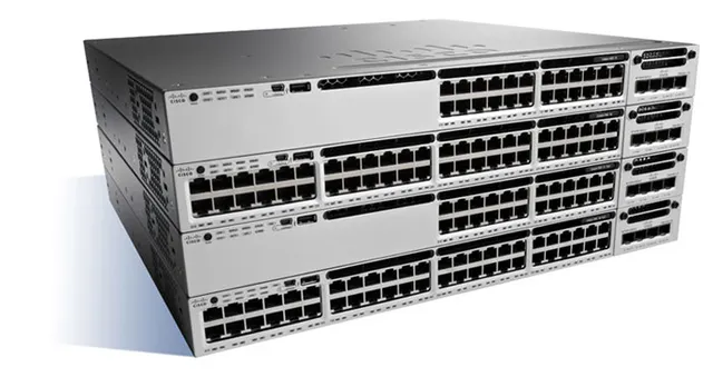 Catalyst 3850-24XS-S - Switch - L3 - Administrerad - 24 x 1 Gigabit / 10 Gigabit SFP+ - skrivbordsmodell, rackmonterbar - återanvänd