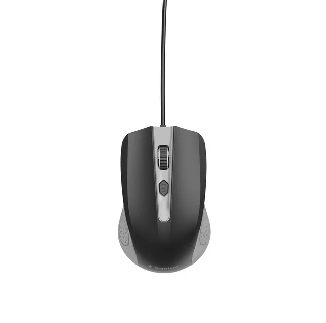 Wired optical mouse 4B-01 - Mouse - Optic - 4 knappar - Grå