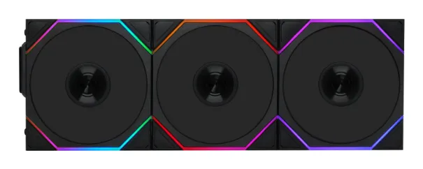 UNI FAN TL 120mm Wireless Svart 3-pack