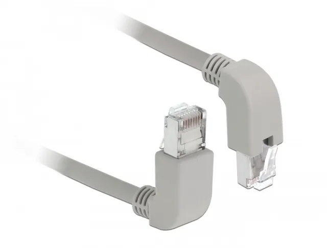 Cat6 S/FTP RJ45 0.5m -verkkokaapeli, harmaa