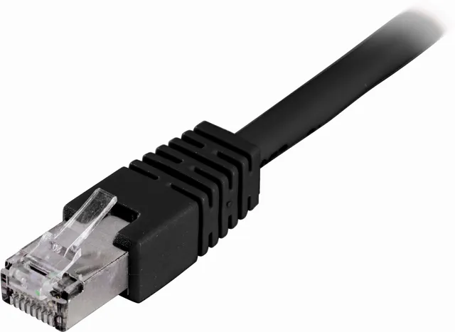 TP-kabel Cat6 F/UTP Svart 10 m